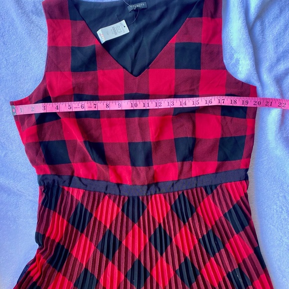 Buffalo plaid Talbots dress. Size 14 petite. - Picture 4 of 11